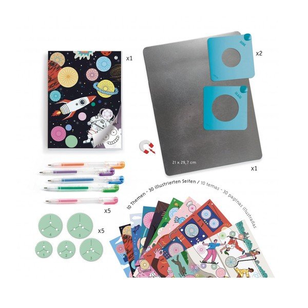 Set pentru artă spiralat Djeco Multi-image-1