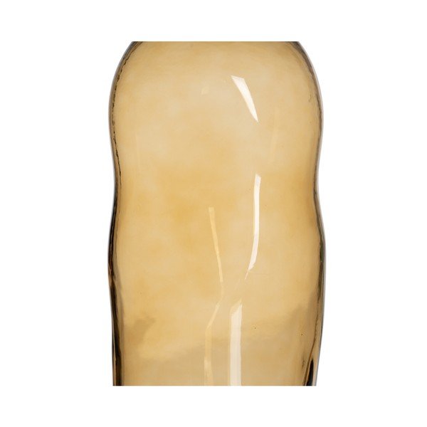 Vază galben ocru din sticlă (înălțime 35 cm) Amber – Ixia-image-4