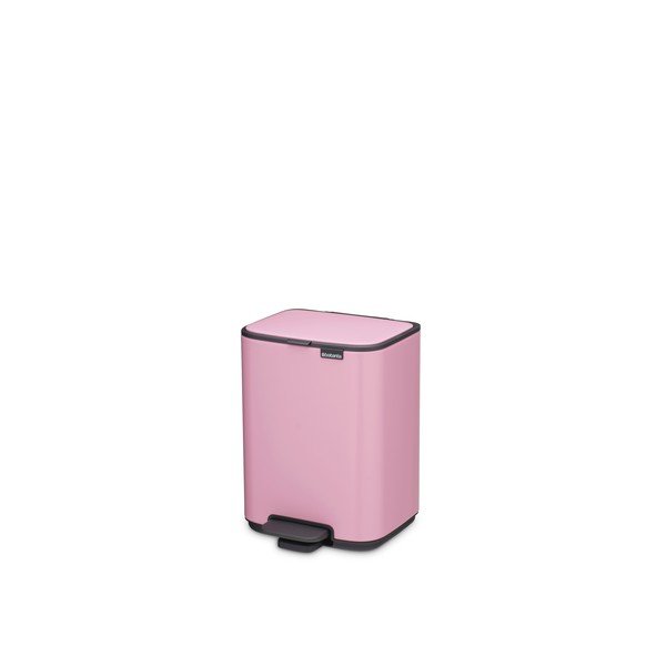 Coș de gunoi roz cu pedală din oțel 4 l Bo – Brabantia
