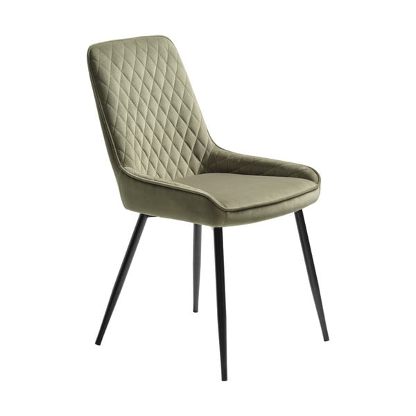 Scaun de dining verde din catifea Milton – Unique Furniture