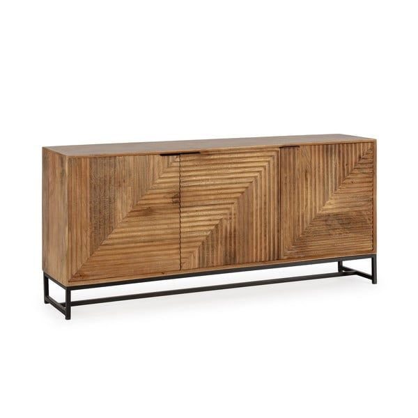 Comodă în culoare naturală din lemn de mango 170x79x40 cm Nereida – MOME-image-2