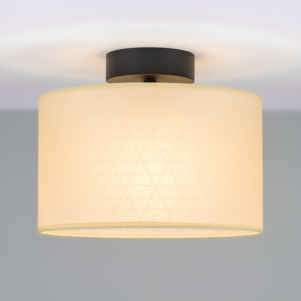 Plafonieră cu model triunghiular Sotto Luce Taiko, ⌀ 25 cm, bej-image-1