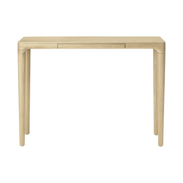 Masă consolă în culoare naturală din lemn masiv de stejar 12x110 cm Heart'n'Soul – UMAGE-image-2