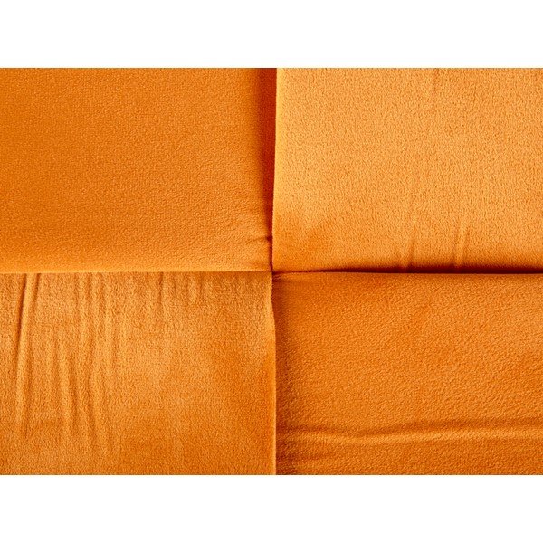 Taburet portocaliu cu tapițerie din catifea Weaved – Leitmotiv-image-4