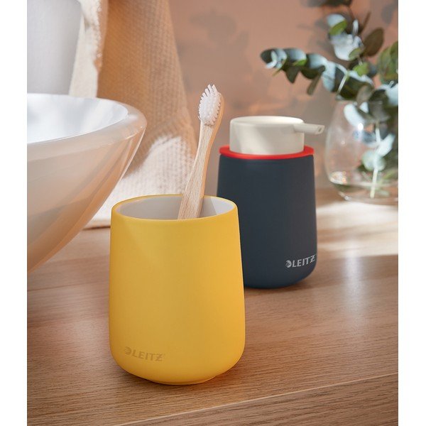 Dozator din ceramică pentru săpun Leitz Cosy, gri-image-1