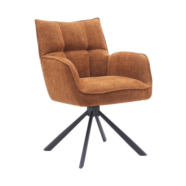 Set de scaune de sufragerie portocaliu 2 buc. tapițat Marilla – Unique Furniture-image-3