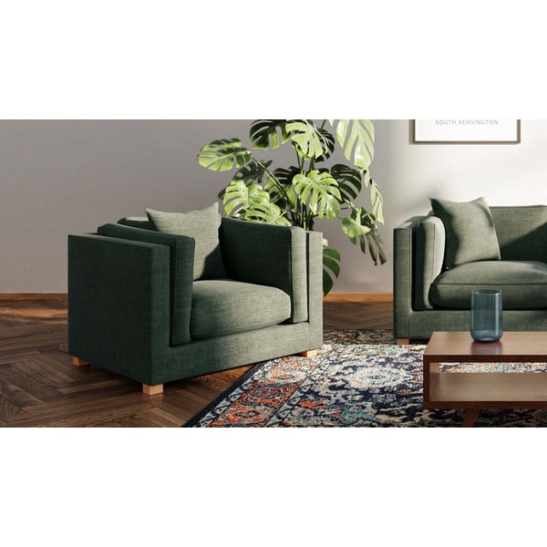 Fotoliu verde de relaxare Pomo – Ame Yens-image-3