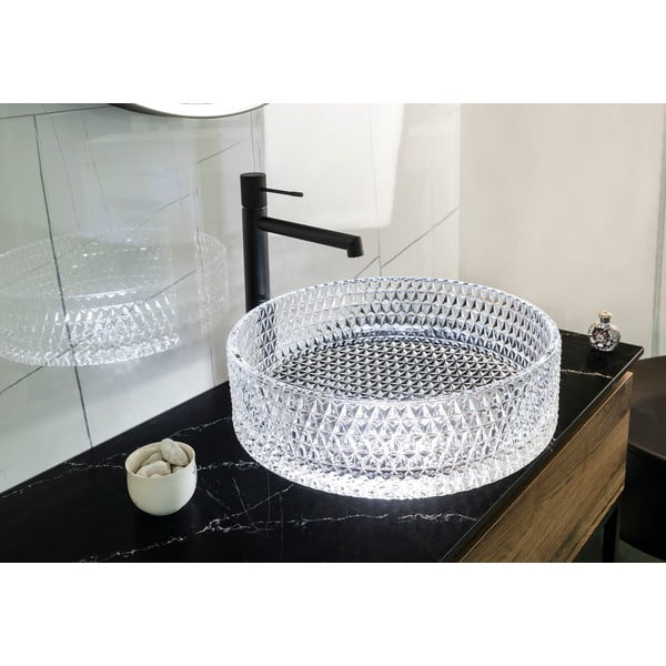 Chiuvetă rotundă din sticlă ø 39,5 cm Maragua – Sapho-image-2