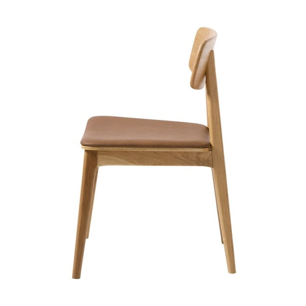 Scaun de dining în culoare naturală Livo – Unique Furniture-image-3