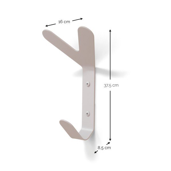 Cârlig taupe de montat pe perete din oțel Frondo – Spinder Design-image-4