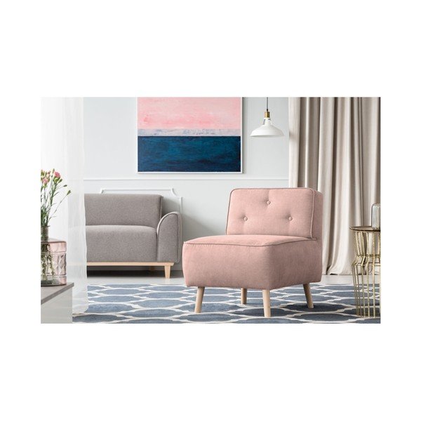 Fotoliu Kooko Home Lounge, roz -image-1