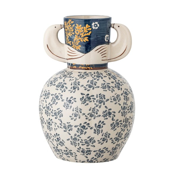 Vază din gresie pictată manual (înălțime 23,5 cm) Hezha – Bloomingville-image-3