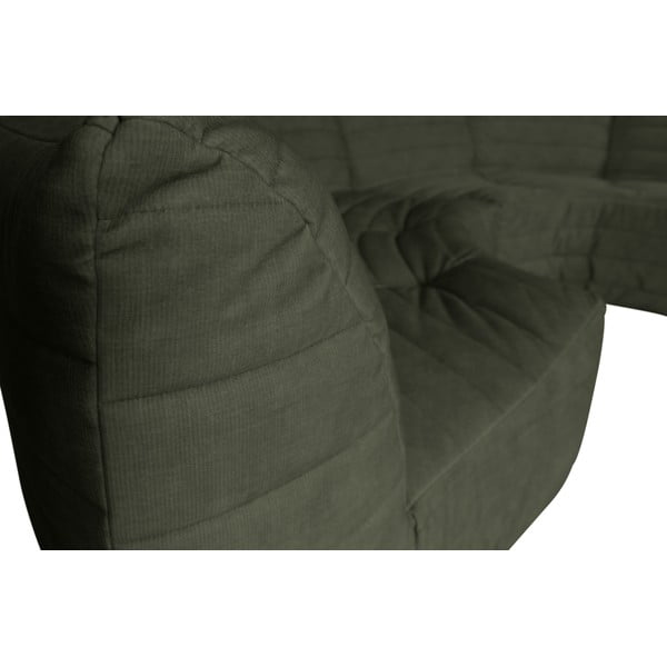 Colțar verde cu tapițerie din catifea (colț variabil) Bag – WOOOD-image-1