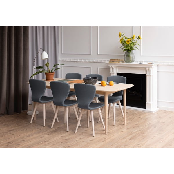 Masă pliabilă cu blat în decor de stejar 210x100 cm Aston - Actona-image-1