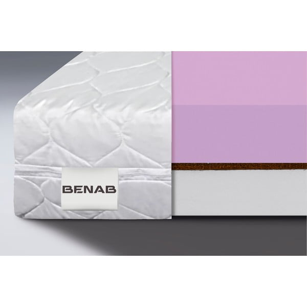 Saltea pentru copii fermă/mediu-fermă din spumă reversibilă 60x120 cm Coco Dreamer – BENAB-image-2