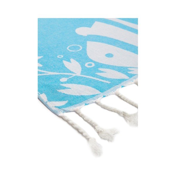 Prosop hammam Kate Louise Helene, 165 x 100 cm, turcoaz-image-1