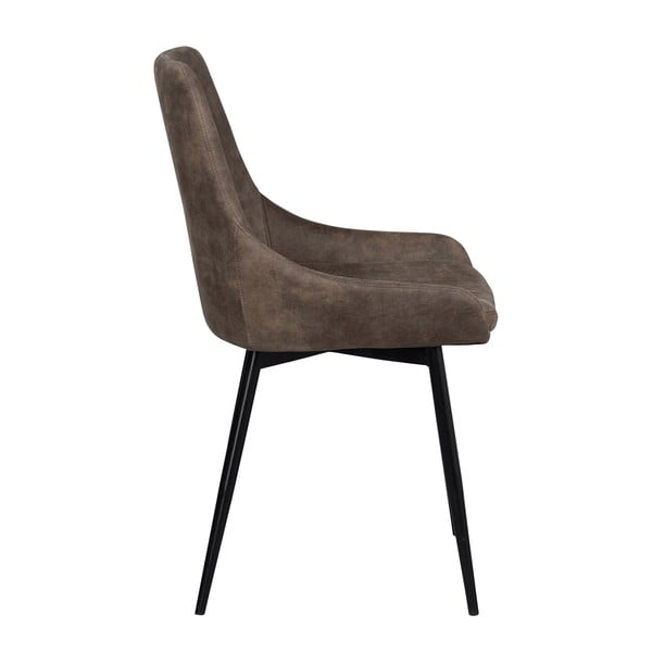 Scaune de dining maro 2 buc. Sierra – Rowico-image-3