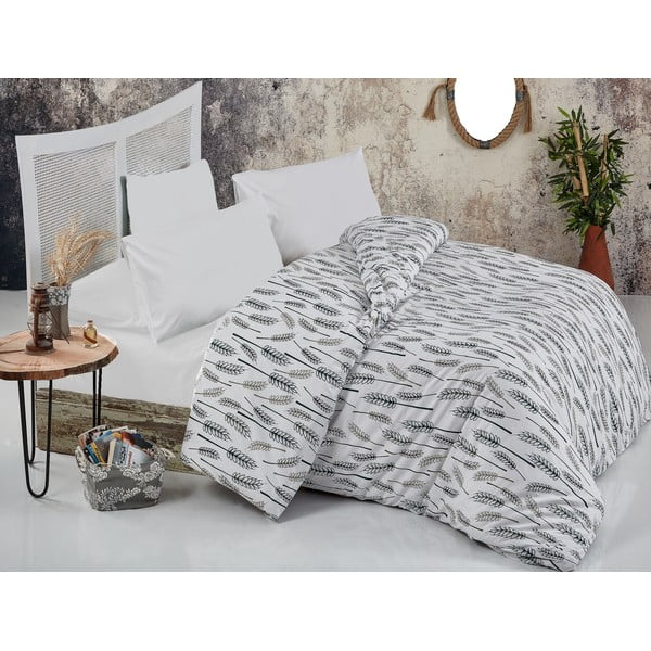 Lenjerie de pat albă din bumbac pentru pat dublu 200x200 cm Asir – Mijolnir