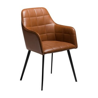 Scaun din piele artificială DAN-FORM Denmark Embrace Vintage, maro