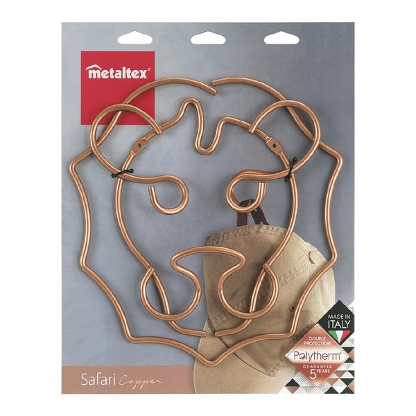 Cuier de perete în formă de leu Metaltex, lățime 27 cm-image-2