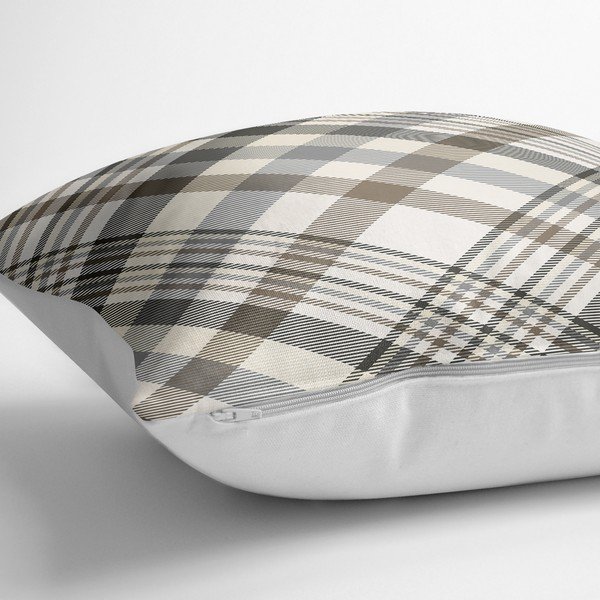 Față de pernă din amestec de bumbac Minimalist Cushion Covers Checkered, 70 x 70 cm-image-1