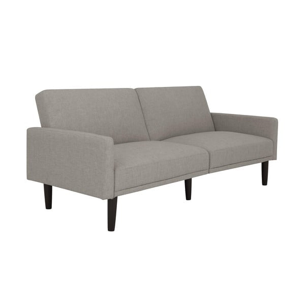 Canapea extensibilă gri deschis 198 cm - Støraa-image-2