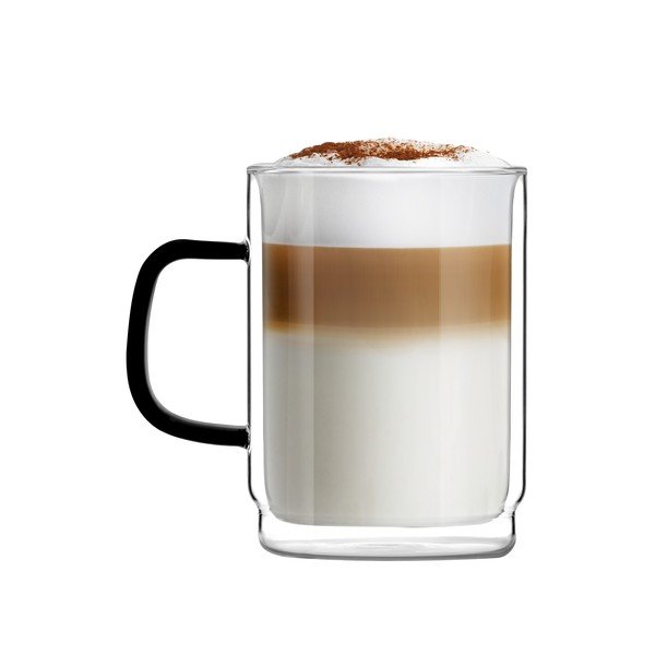 Căni 2 buc. din sticlă 350 ml Carbon – Vialli Design-image-3