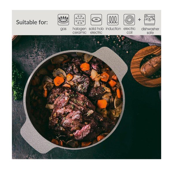 Cratiță pentru copt cu capac 3,2 l Signature Range – Cooksmart ®-image-4