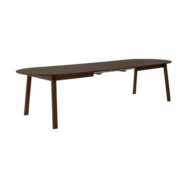Masă de dining maro extensibilă din lemn de stejar 100x220 cm Amalfi – Hammel Furniture-image-3