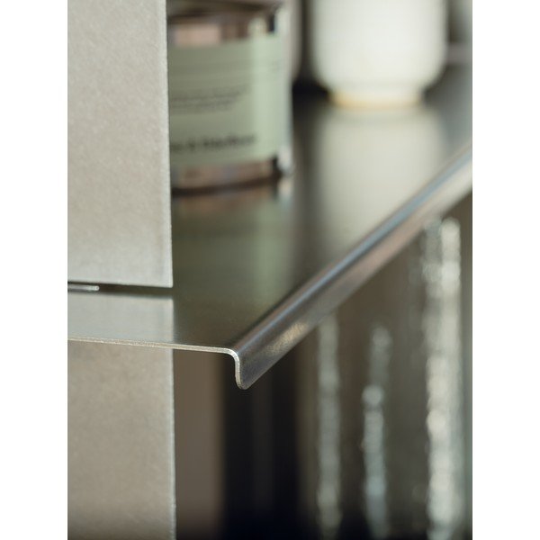 Raft argintiu etajat din oțel inoxidabil 70 cm Tivo Shelving Unit - 5-tier – noo.ma-image-4