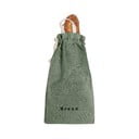 Săculeț textil pentru pâine Really Nice Things Bag Green Moss, înălțime 42 cm