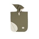 Poncho kaki din muselină pentru copii mărimea M - Malomi Kids