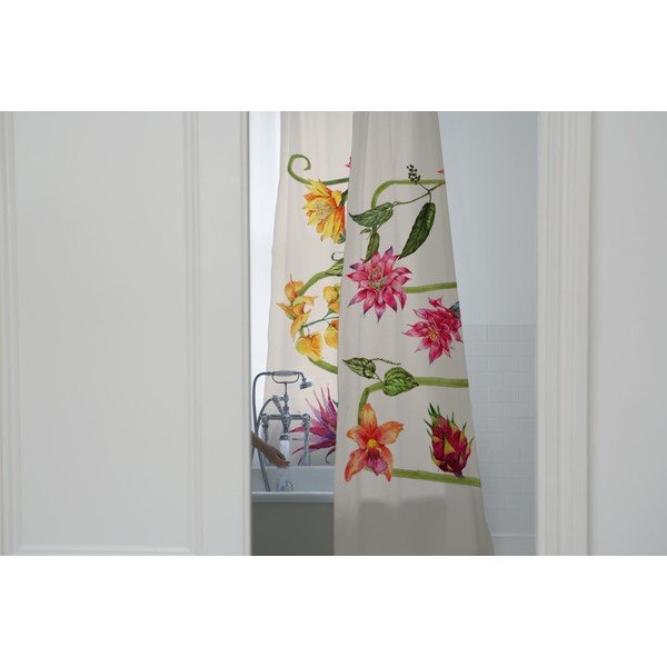 Perdea de duș Madre Selva Wild Flowers, 180x175 cm-image-1
