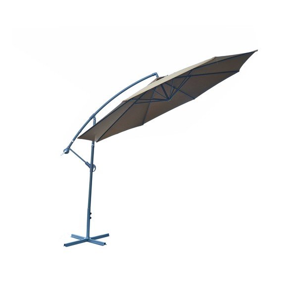 Umbrelă de soare maro ø 350 cm - Rojaplast-image-1