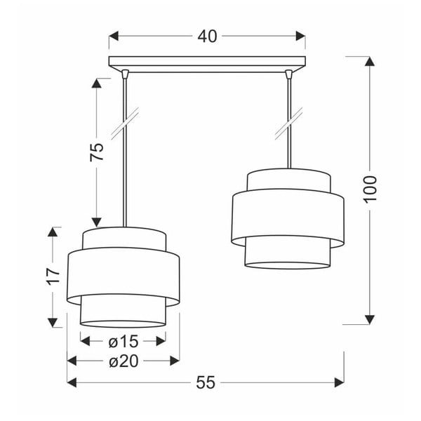 Lustră albă-în culoare naturală cu abajur din ratan ø 20 cm Rattan – Candellux Lighting-image-2