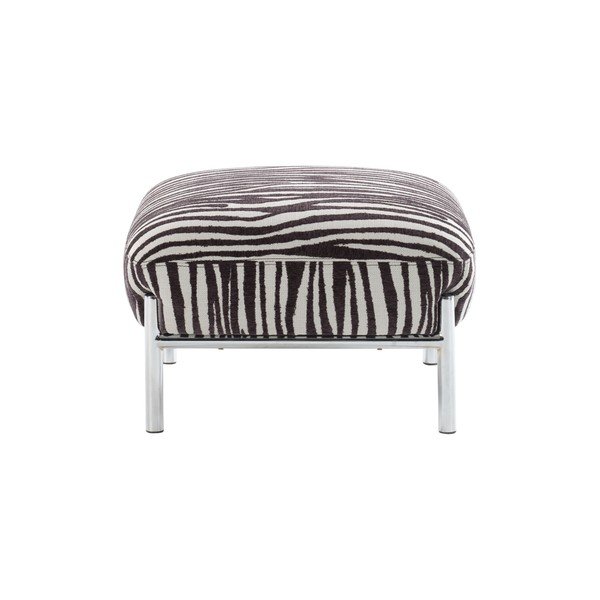 Taburet alb-negru Ramon – Jotex