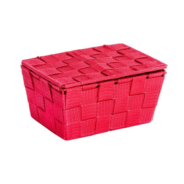 Coș cu capac Wenko Adria, roșu-image-2