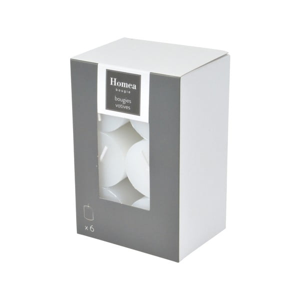 Lumânări 6 buc. timp de ardere 6 h – Homéa-image-1