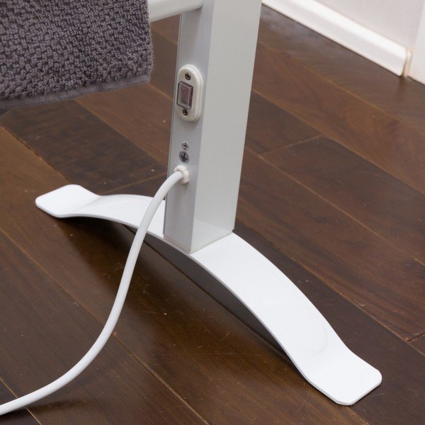 Suport electric pentru prosoape InnovaGoods Towel Rail, alb-image-2