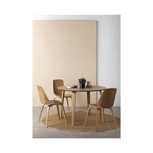 Masă dining rotundă Geese Natural, ⌀ 110 cm-image-2