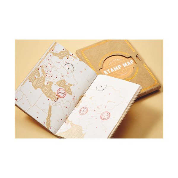 Caiet notițe pentru ștampile de călătorie Luckies of London Stamp Passport-image-4