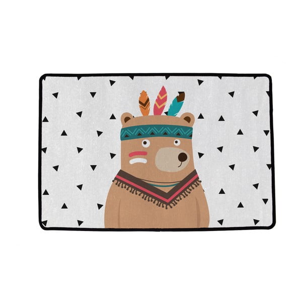 Covor Mr. Little Fox Indian Bear, 90 x 60 cm