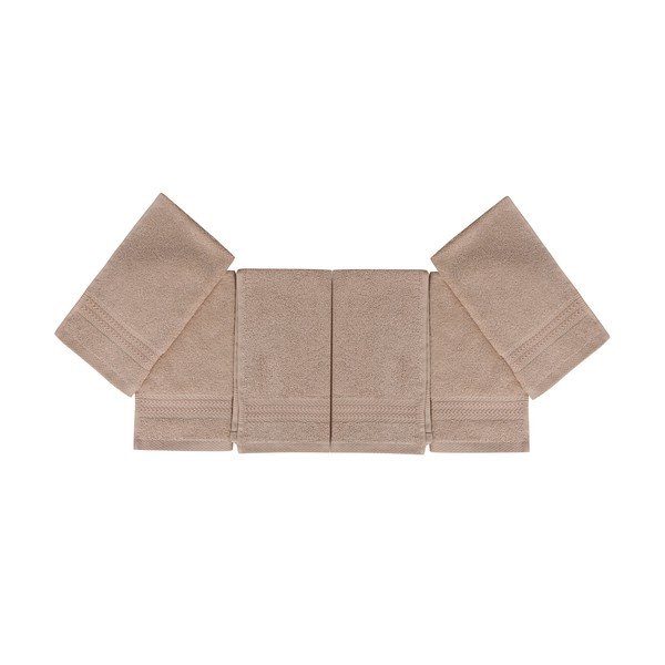 Set 6 prosoape pentru mâini, 50 x 30 cm, bej-image-2