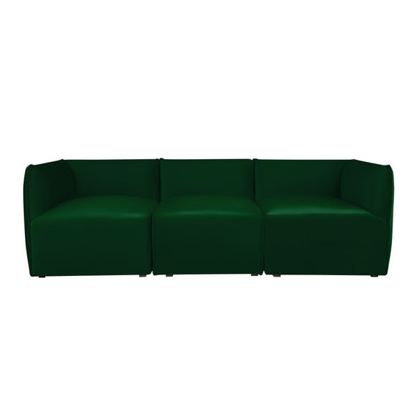 Canapea modulară cu 3 locuri Norrsken Ebbe, verde