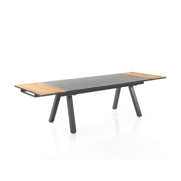 Masă  de grădină din aluminiu 100x200 cm Thilia – Tomasucci-image-1