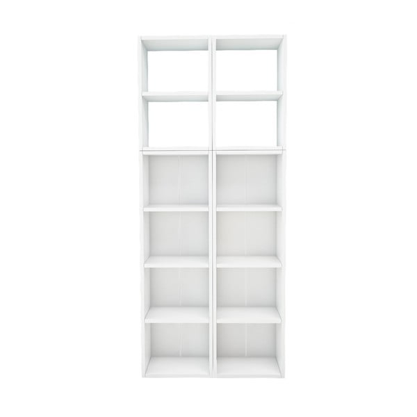 Bibliotecă Magenta Home Pure Vertical, lățime 73,6 cm, alb