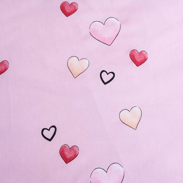 Lenjerie de pat pentru copii albă-roz din bumbac pentru pat de o persoană 140x200 cm Minnie "White" – Jerry Fabrics-image-4