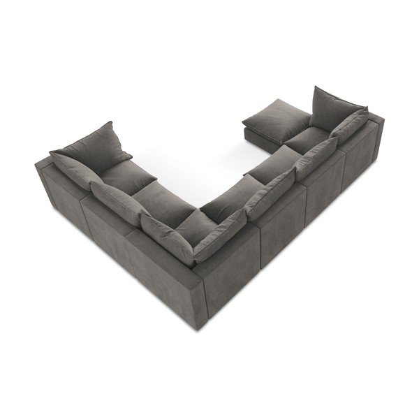 Colțar gri închis (cu colț pe partea dreaptă/în formă de "U") Manao – Makamii-image-3