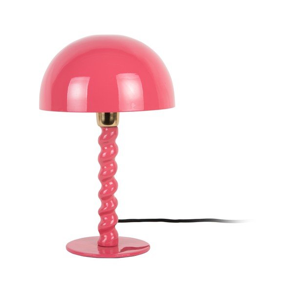 Veioză roz cu abajur din metal (înălțime 39 cm) Prisa – Leitmotiv