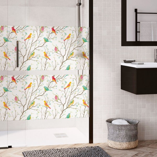 Autocolant pentru geam 200x40 cm Birds in the Forest – Ambiance-image-4